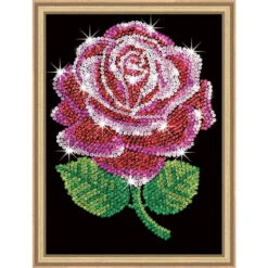 KSG Crafts Red Rose Sequin Kit