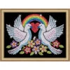 KSG Crafts Doves Of Hope Sequin Kit