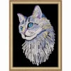 KSG Crafts White Cat Sequin Kit