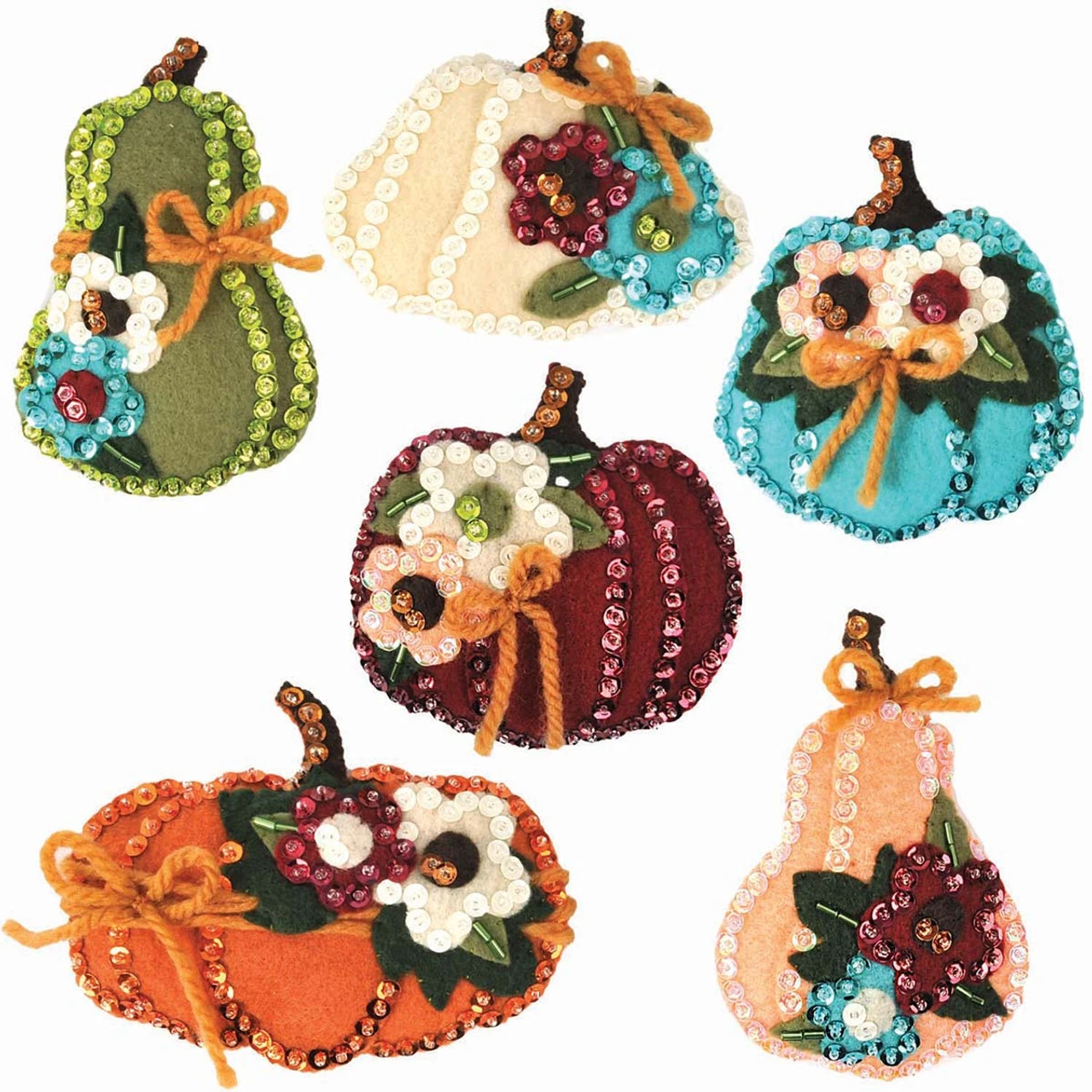 Felt Street Autumn Elegance Felt & Sequin Kit 1 Felt Street Autumn Elegance Felt & Sequin Kit