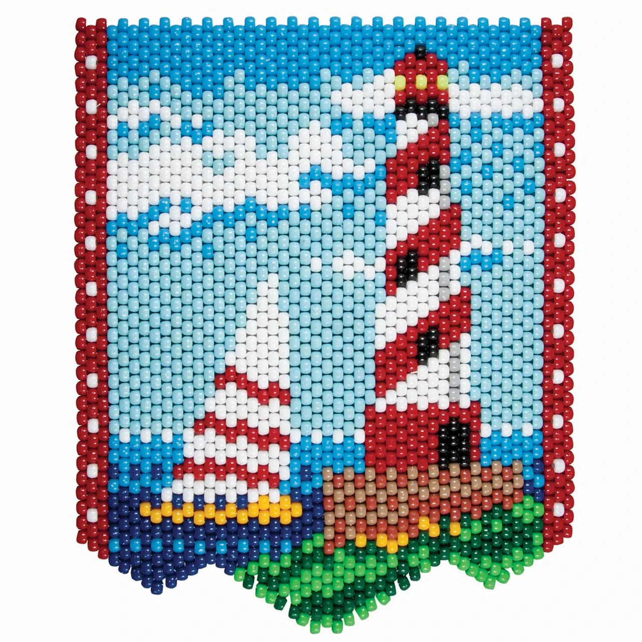 Herrschners Summer Lighthouse Pony Bead Kit 1 Herrschners Summer Lighthouse Pony Bead Kit