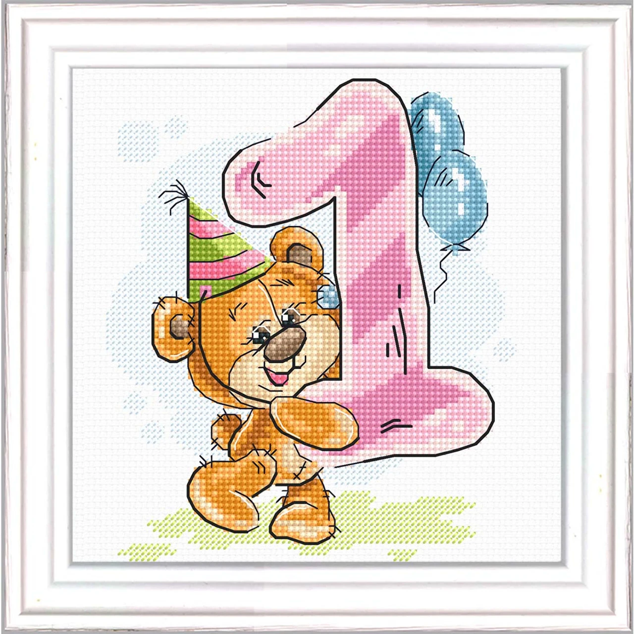 Luca-S The Number 1 Counted Cross-Stitch Kit 1 Luca-S The Number 1 Counted Cross-Stitch Kit