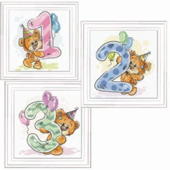 Luca-S The Number 123 Counted Cross-Stitch Kit