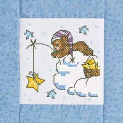 Herrschners Once Upon A Moonbeam Kid's Quilt Blocks Stamped Cross-Stitch -PremierCraft Sales Store 050538 4 32538.1693400946