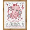 Baby By Herrschners Lovable Ellie Birth Record Counted Cross-Stitch Kit