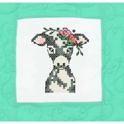 Herrschners Flower Farm Animals Kid's Quilt Blocks Stamped Cross-Stitch -PremierCraft Sales Store 050568 3 34388.1693401026