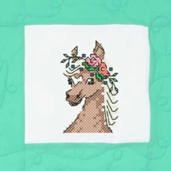 Herrschners Flower Farm Animals Kid's Quilt Blocks Stamped Cross-Stitch -PremierCraft Sales Store 050568 4 30732.1693401026