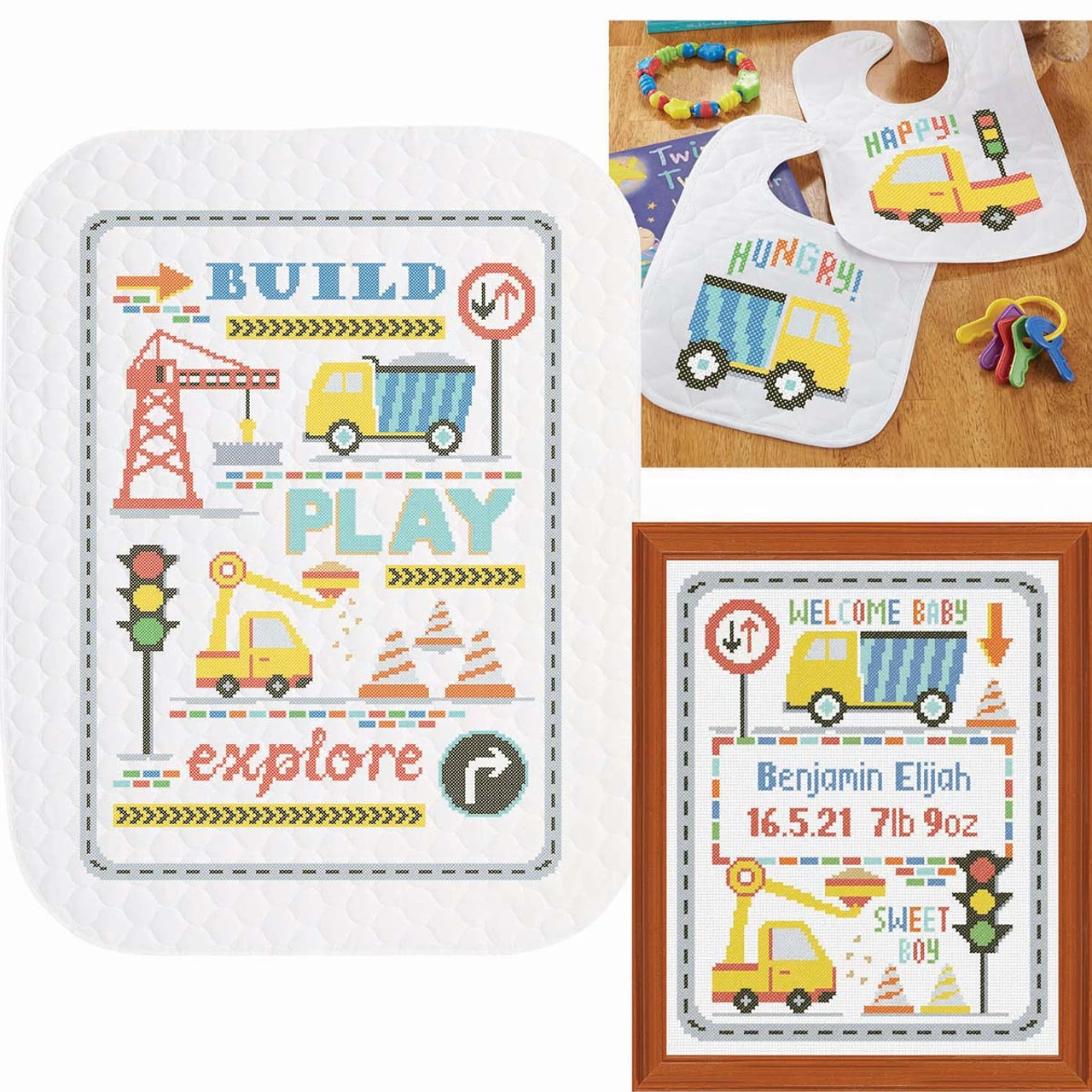 Herrschners Construction Crew Set 1 Herrschners Construction Crew Set