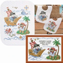 Herrschners Pirate Voyage Set Counted Cross-Stitch