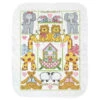 Baby By Herrschners Baby Noah Value Baby Quilt Stamped Cross-Stitch