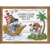 Baby By Herrschners Pirate Voyage Birth Record Counted Cross-Stitch Kit
