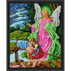 Orchidea Guardian Angel Needlepoint Canvas