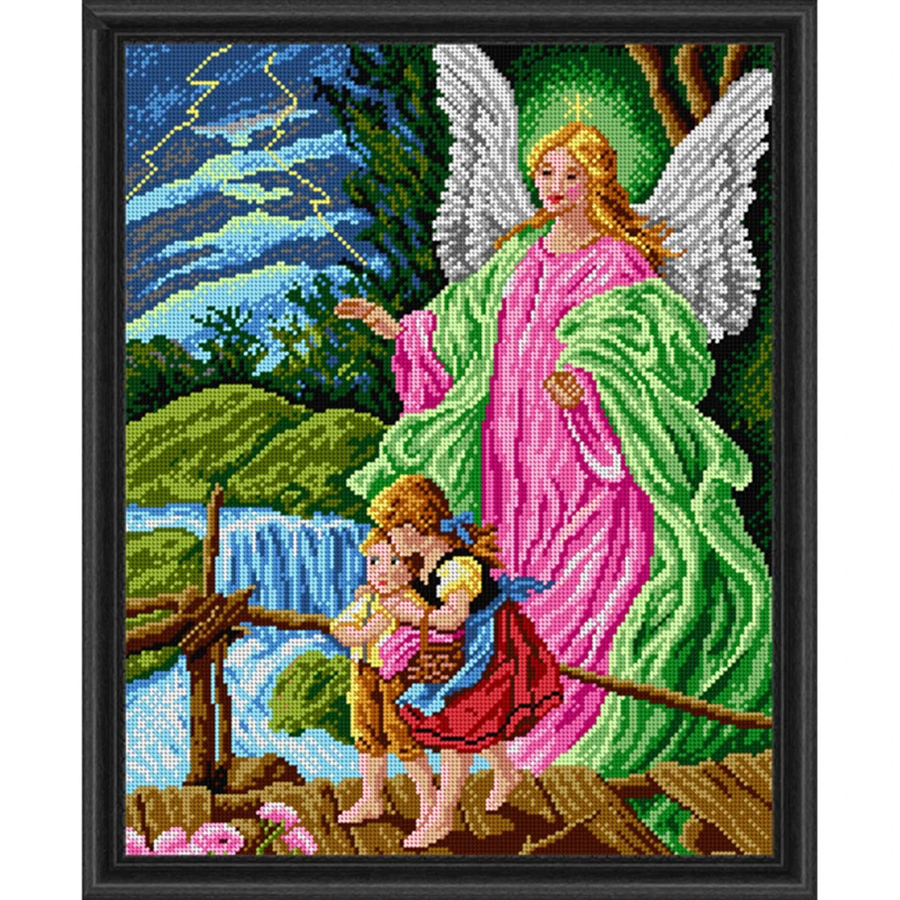 Orchidea Guardian Angel Needlepoint Canvas 1 Orchidea Guardian Angel Needlepoint Canvas