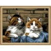 Orchidea Lovely Kittens Needlepoint Canvas