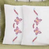 Herrschners Stella Pillowcase Pair Stamped Embroidery