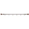 Herrschners Bronze Finial Rod With Clips Hanger