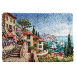 Herrschners Mediterranean View Latch Hook Kit