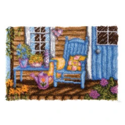 Herrschners Cottage Porch Latch Hook Kit