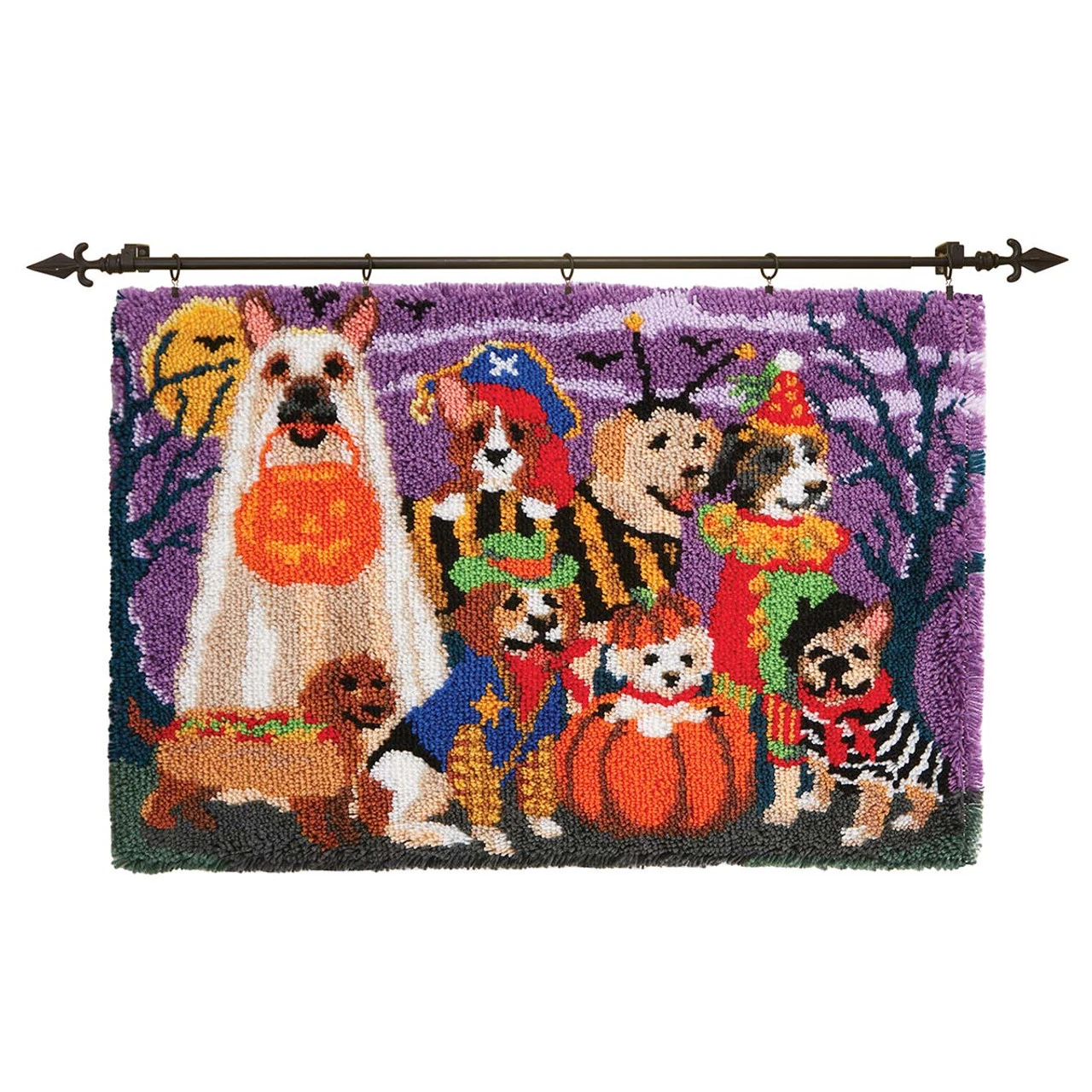 Herrschners Howl-Ween Latch Hook Kit 1 Herrschners Howl-Ween Latch Hook Kit