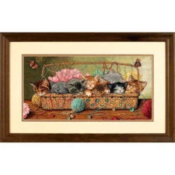 Dimensions Kitty Litter Counted Cross-Stitch Kit