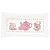 Herrschners You, Me, & Tea Pillow Cover Counted Cross-Stitch Kit