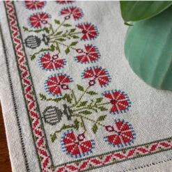 Avlea Folk Embroidery Peloponnesian Poppies Table Topper Counted Cross-Stitch Kit 5 Avlea Folk Embroidery Peloponnesian Poppies Table Topper Counted Cross-Stitch Kit -PremierCraft Sales Store 188493 3 10407.1693425396