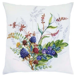 RTO Forest Berries Pillow Cover Counted Cross-Stitch Kit