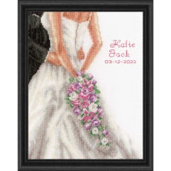 Vervaco Wedding Couple Counted Cross-Stitch Kit
