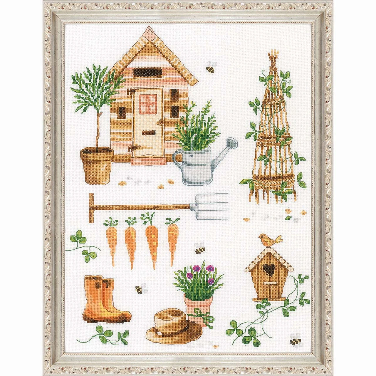 Vervaco Garden Essentials Counted Cross-Stitch Kit 1 Vervaco Garden Essentials Counted Cross-Stitch Kit