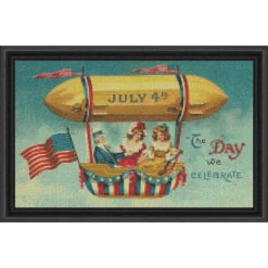 Sunrays Creations Needlearts Nostalgic Independence Day Counted Cross-Stitch Chart