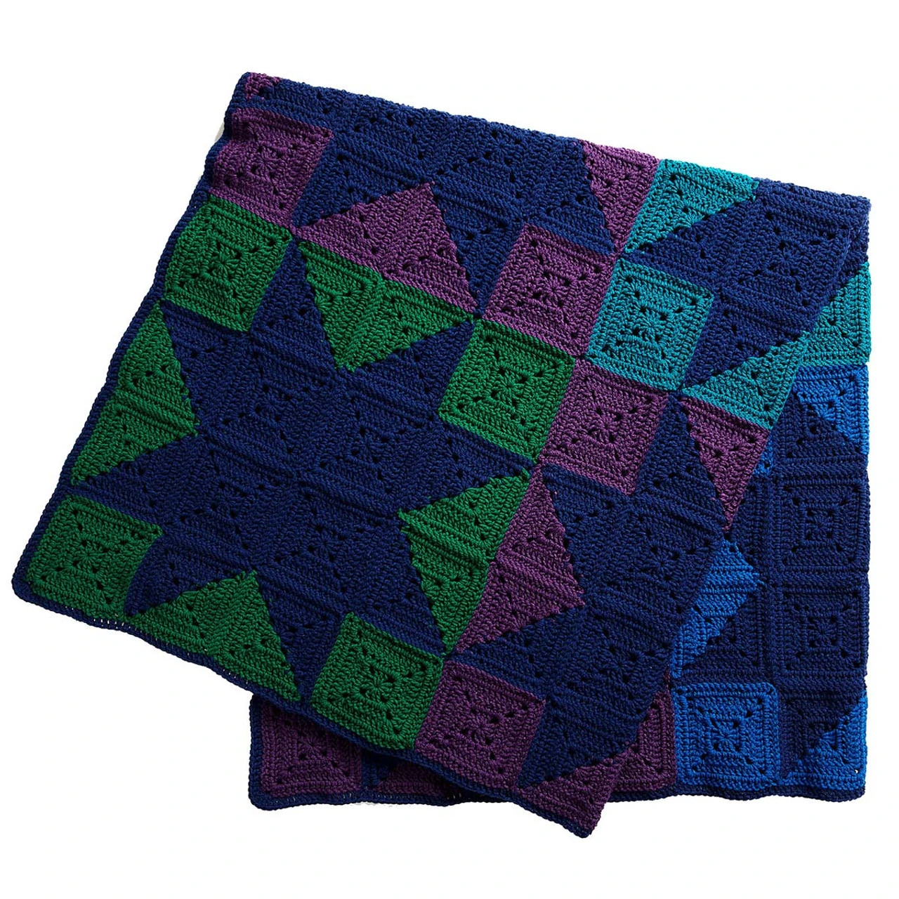 Red Heart Modern Patchwork Stars Afghan Crochet Kit 2 Red Heart Modern Patchwork Stars Afghan Crochet Kit - Image 2