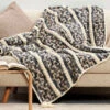 Bernat Snow-Capped Mosaic Stitch Blanket Crochet Kit