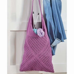 Village Yarn Square On Square Tote Knit Kit