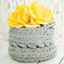 Lion Brand Surna Basket Crochet Yarn Kit