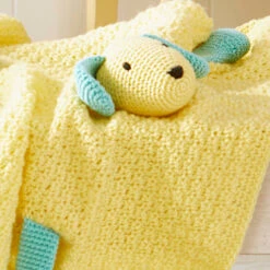 Herrschners Puppy Friend Blanket Crochet Kit -PremierCraft Sales Store 244364 3 95649.1693432233