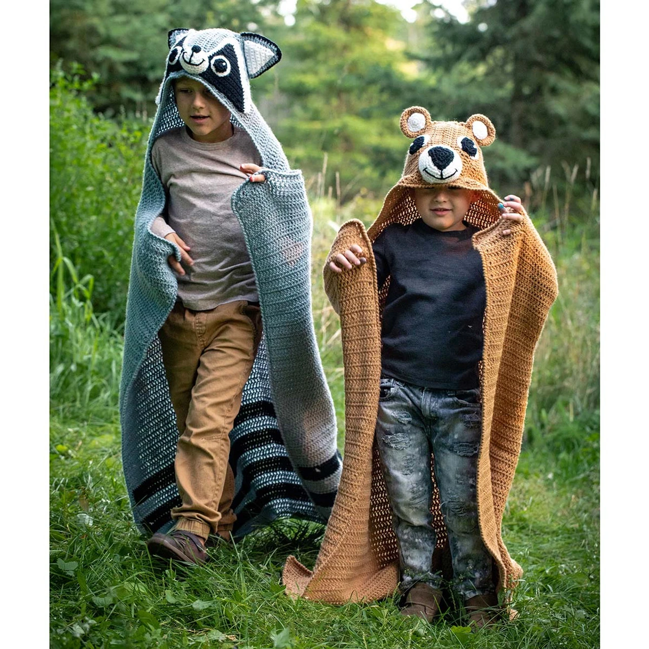 Herrschners Woodland Friends Blankets Crochet Kit 1 Herrschners Woodland Friends Blankets Crochet Kit