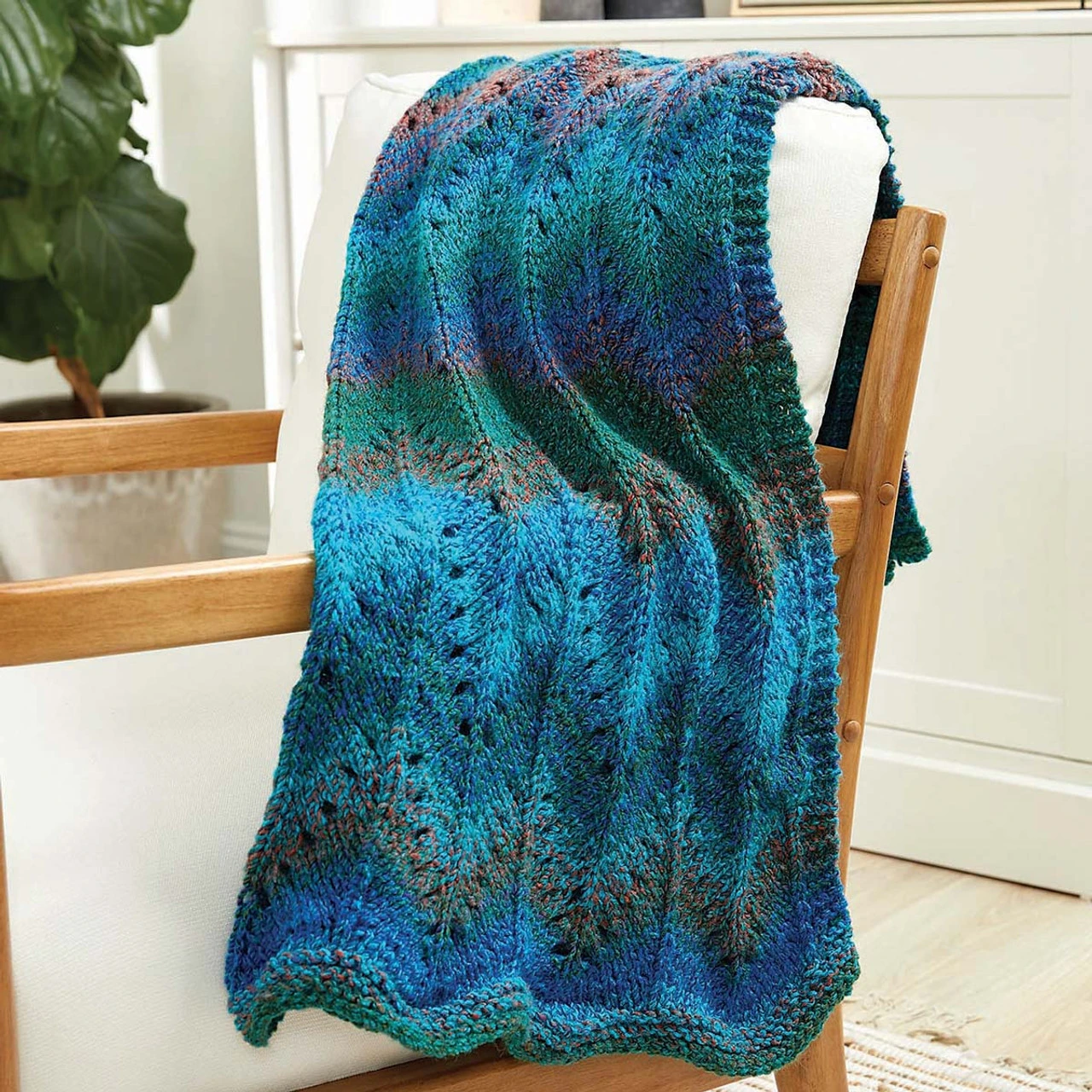 Premier® Premier Lace Chevron Columns Throw Knit Kit 1 Premier® Premier Lace Chevron Columns Throw Knit Kit