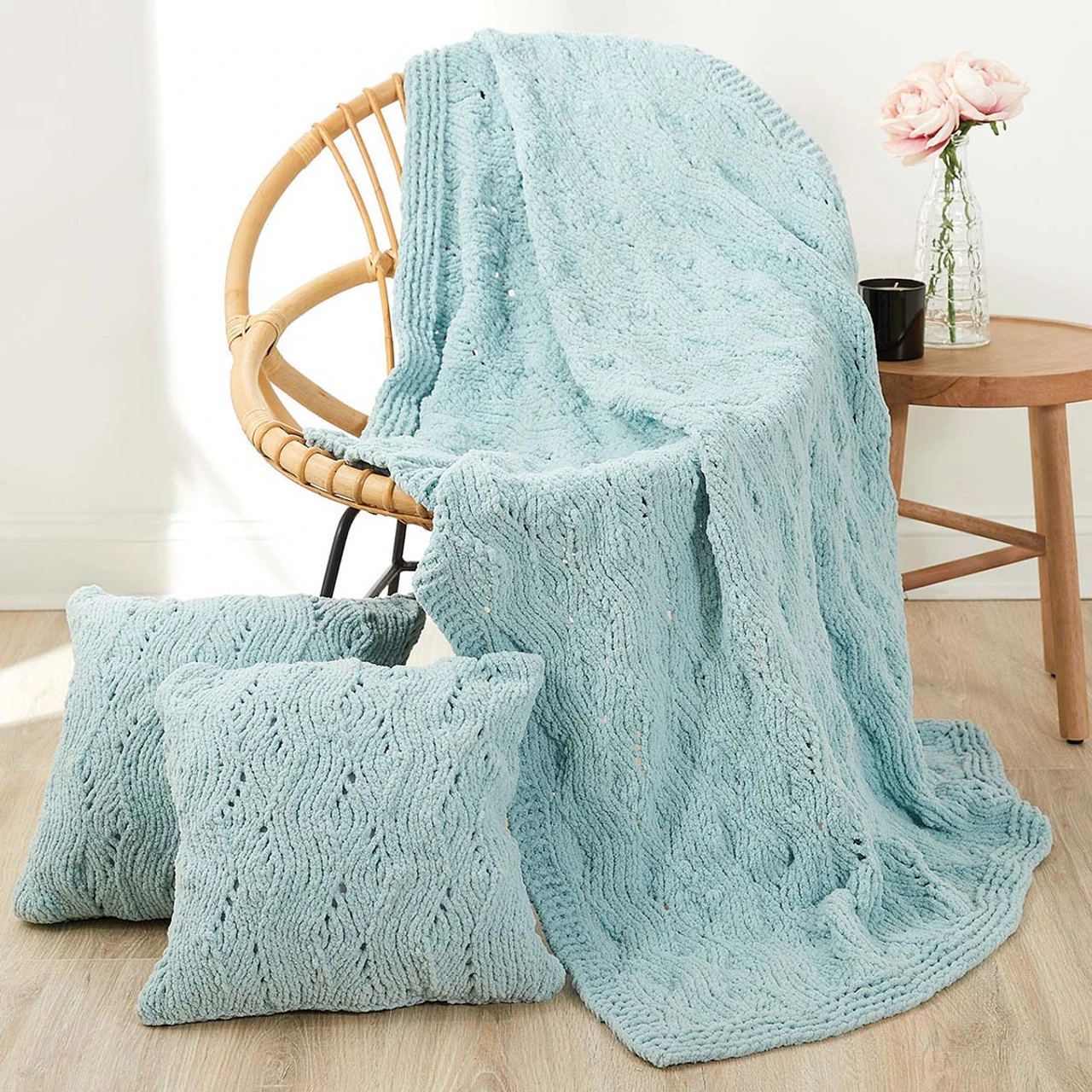 Premier® Premier Turtle Tracks Blanket & Pillows Knit Kit 1 Premier® Premier Turtle Tracks Blanket & Pillows Knit Kit