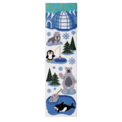 Herrschners Arctic Animals Wall Hanging Plastic Canvas Kit