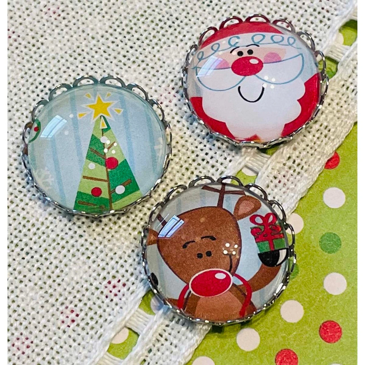 My Big Toe Designs Christmas Whimsy Needle Minder Set Accessory 1 My Big Toe Designs Christmas Whimsy Needle Minder Set Accessory