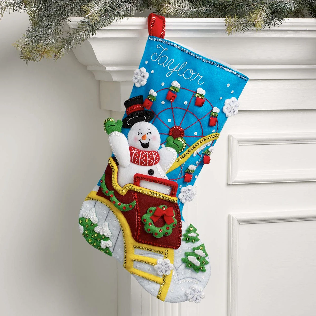 Bucilla Polar-Coaster Ride Stocking Kit 2 Bucilla Polar-Coaster Ride Stocking Kit - Image 2