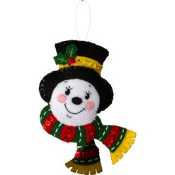 Bucilla Holiday Favorites Felt & Sequin Kit -PremierCraft Sales Store 501577 4 65097.1693457060