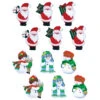 Design Works Santa & Snowmen Felt & Sequin Kit