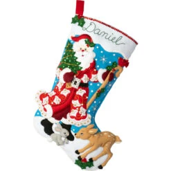 Bucilla Timeless St Nick Stocking Kit