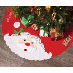 Bucilla Jolly Santa Felt & Sequin Kit