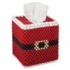 Herrschners Santa's Suit Tissue Box Cover Pony Bead Kit