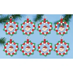 Design Works Santa Wreaths Ornament Kit