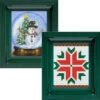 PixelHobby Snowglobe & Snowflake 2, Set Of 2 Mosaic Art Kit