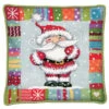 Dimensions Patterned Santa Needlepoint Kit