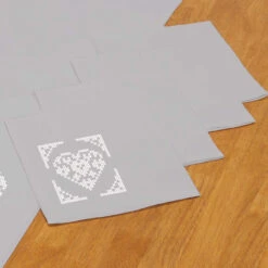 Herrschners Christmas Wonderland Napkins Stamped Cross-Stitch